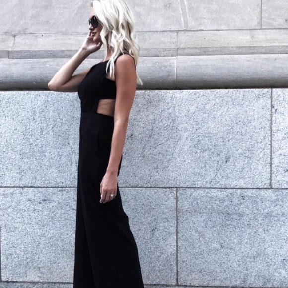 anna cate Pants - Anna cate black jumpsuit cute back 2 4 Ava